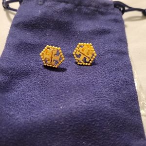 Tory Burch gold studs